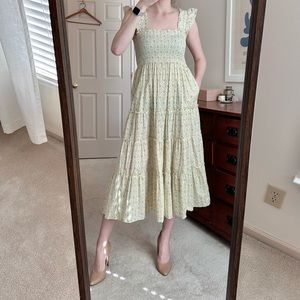 100% Cotton Nap-Style Floral Dress - Size S